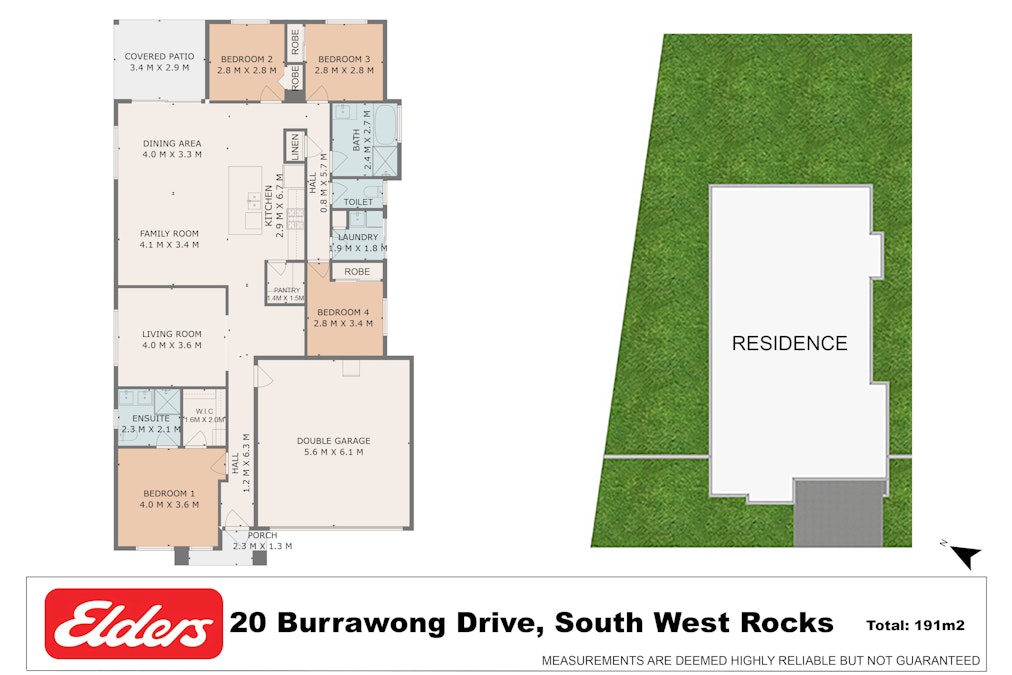 20 Burrawong Drive, South West Rocks, NSW, 2431 - Floorplan 1