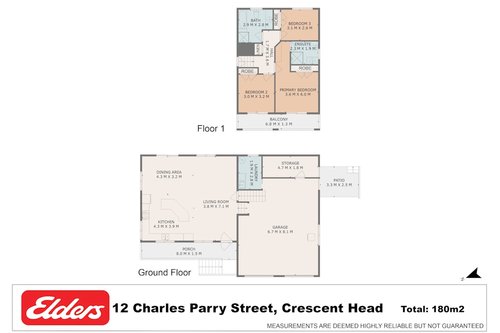 12 Charles Parry Street, Crescent Head, NSW, 2440 - Floorplan 1