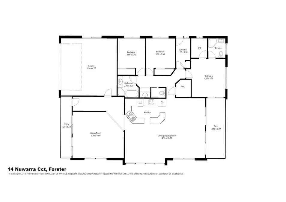 14 Nuwarra Circuit, Forster, NSW, 2428 - Floorplan 1