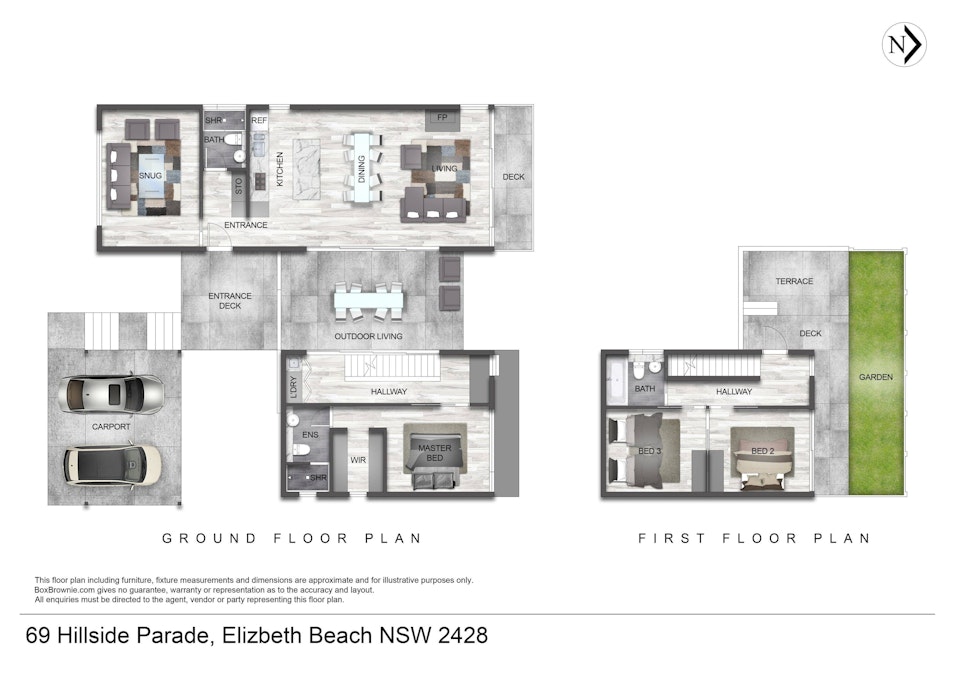 69 Hillside Parade, Elizabeth Beach, NSW, 2428 - Floorplan 1