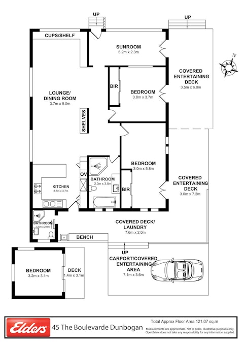 45 The Boulevarde , Dunbogan, NSW, 2443 - Floorplan 1