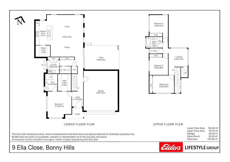 9 Ella Close, Bonny Hills, NSW, 2445 - Floorplan 1