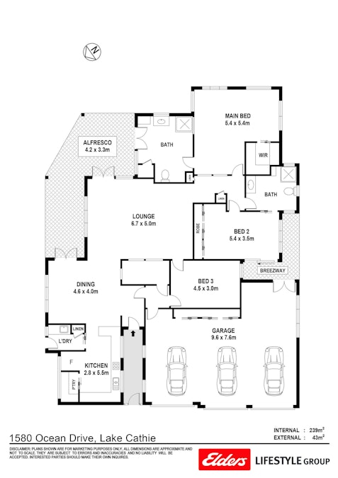 1580 Ocean Drive, Lake Cathie, NSW, 2445 - Floorplan 1