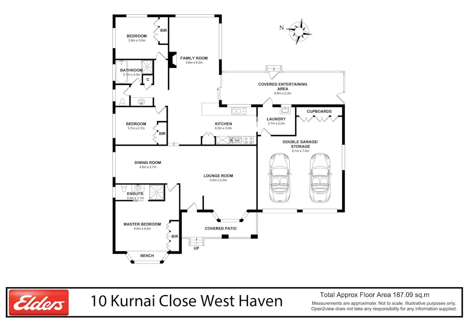 10 Kurnai Close, West Haven, NSW, 2443 - Floorplan 1