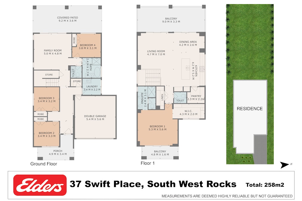 37 Swift Place, South West Rocks, NSW, 2431 - Floorplan 1