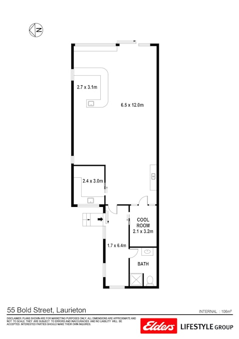 55 Bold Street, Laurieton, NSW, 2443 - Floorplan 1