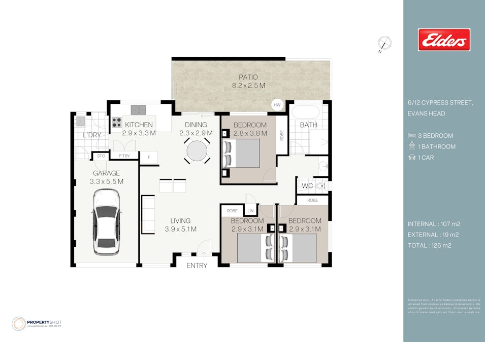 6/12 Cypress Street, Evans Head, NSW, 2473 - Floorplan 1