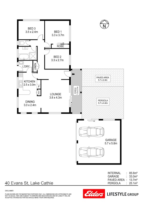 40 Evans Street, Lake Cathie, NSW, 2445 - Floorplan 1