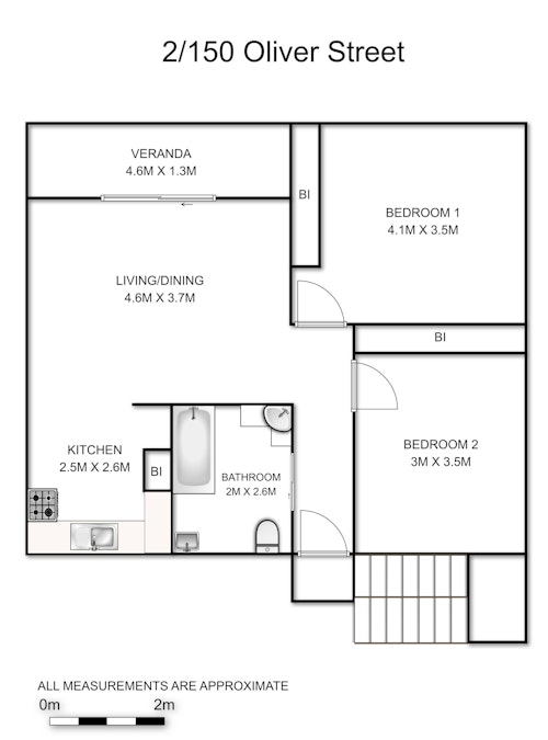 2/150 Oliver Street, Grafton, NSW, 2460 - Floorplan 1