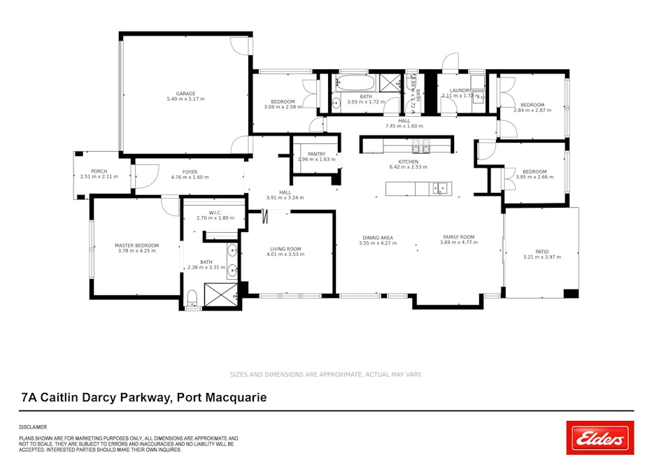 7A Caitlin Darcy Parkway, Port Macquarie, NSW, 2444 - Floorplan 1