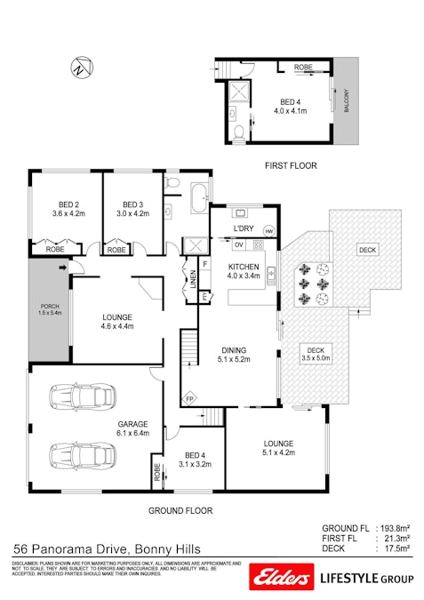 56 Panorama Drive, Bonny Hills, NSW, 2445 - Floorplan 1