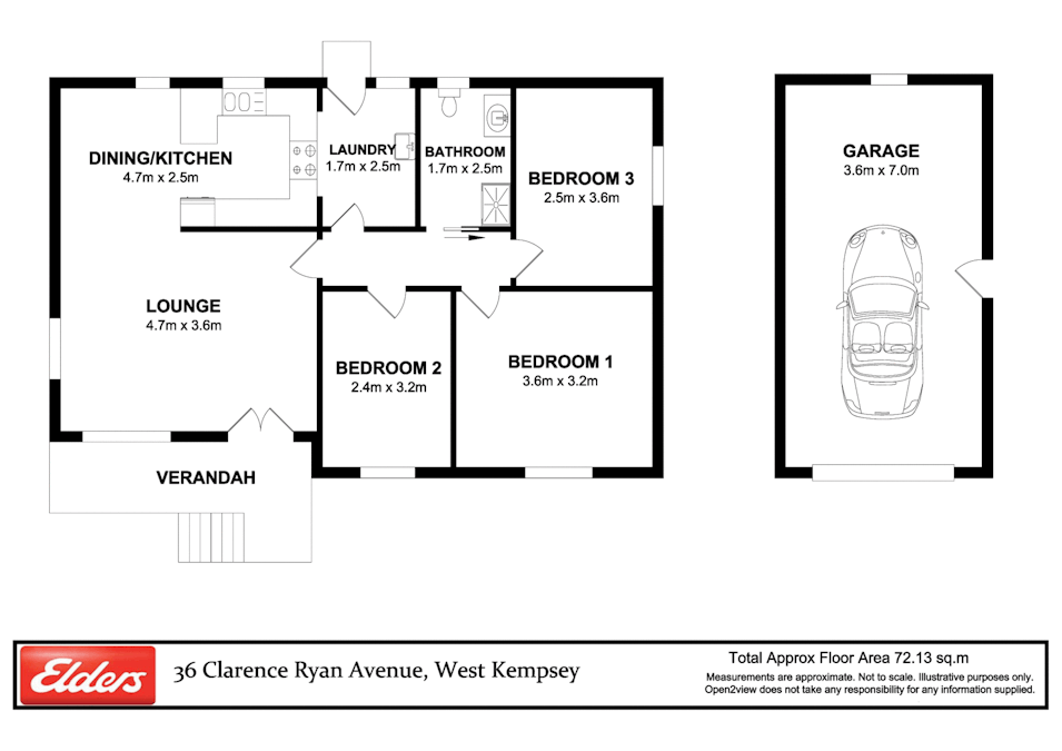 36 Clarence Ryan Avenue, West Kempsey, NSW, 2440 - Floorplan 1