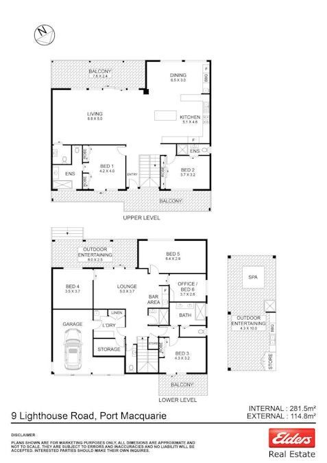 9 Lighthouse Road, Port Macquarie, NSW, 2444 - Floorplan 1