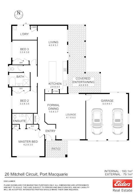 26 Mitchell Circuit, Port Macquarie, NSW, 2444 - Floorplan 1