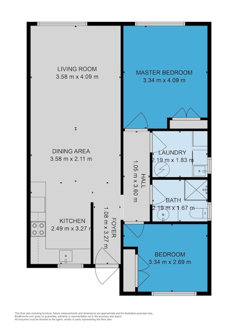 7/5 Baird Street, Tuncurry, NSW, 2428 - Floorplan 1