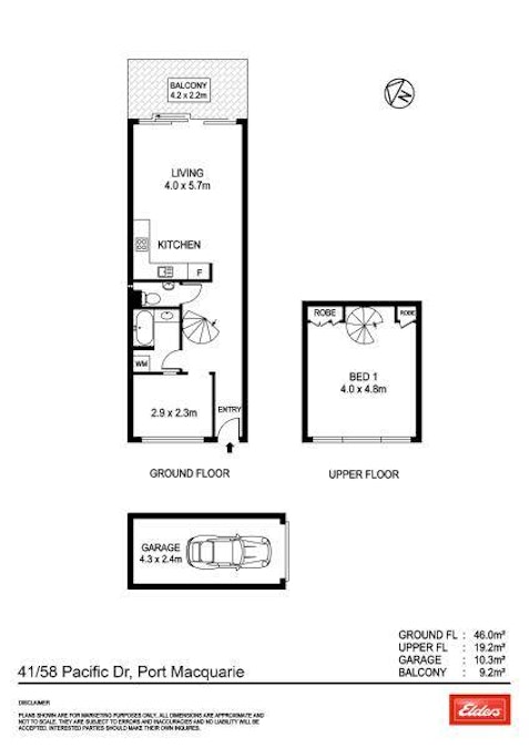 41/58 Pacific Drive, Port Macquarie, NSW, 2444 - Floorplan 1