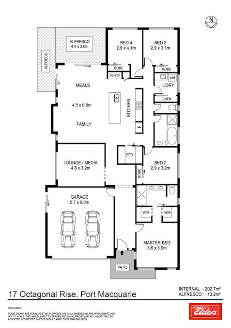 17 Octagonal Rise, Port Macquarie, NSW, 2444 - Floorplan 1